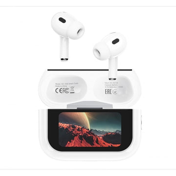 Casti Wireless In-Ear XO X48, Ecran LED, Baterie 30/350mAh, Functii multiple - Alb