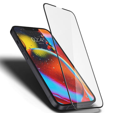 Folie Clear pentru iPhone 13 Mini 9D, iPhone 13 Mini, 9D FullScreen - Rama neagra