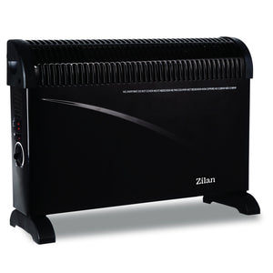 Radiator convector negru eco turbo Floria ZLN6850N, 2000 W, 3 trepte