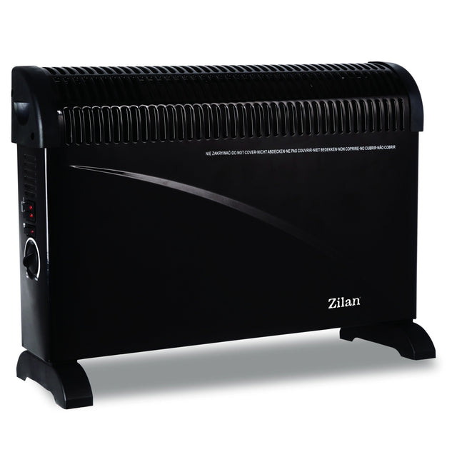 Radiator convector negru eco turbo Floria ZLN6850N, 2000 W, 3 trepte