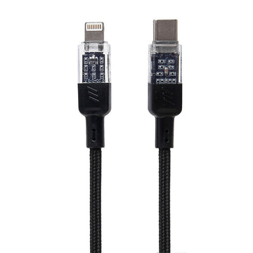 Cablu Hoco U129, USB-C la Lightning, 27W, 1.2m - Negru