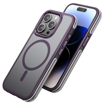 Husa Hoco AS5 Flexible Airbag Anti-Soc 6m pentru iPhone 15 Pro, Mov