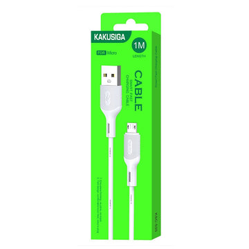 Cablu Date si Incarcare Kaku KSC-535, USB-A la MicroUSB, 18W, 2.4A, 1m - Alb