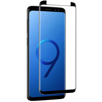 Folie Clear pentru Samsung S9 2.5D, Samsung S9, 2.5D Curved, FullGlue - Rama neagra