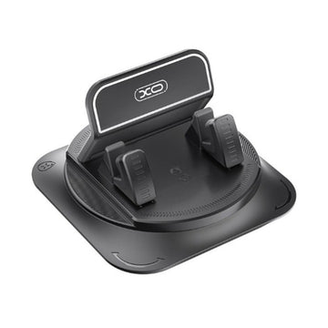 Suport Auto XO C206, Montaj Adeziv pentru Tabloul de Bord Al Consolei Centrale - Negru