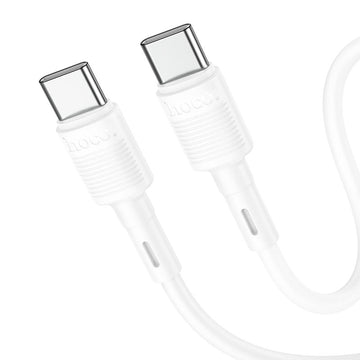 Cablu Hoco X83 Victory, USB-C, 60W, 1m - Alb