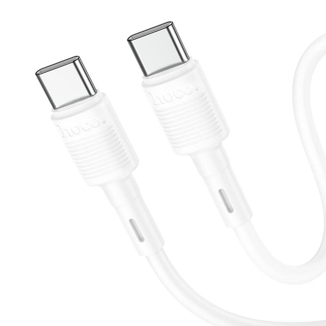 Cablu Hoco X83 Victory USB-C 60W Alb