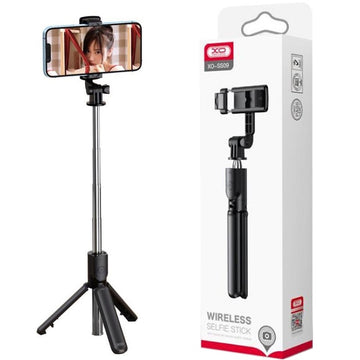 Suport Stand XO SS09, Tip Selfie, pentru Telefon, Brat Telescopic, Tripods, Multifunction - Negru