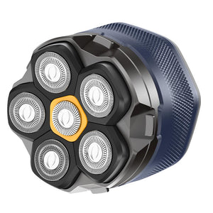 Aparat de Barbierit XO CF21, cu 6 Lame Rotative, 1400mAh, Waterproof, Compact - Albastru