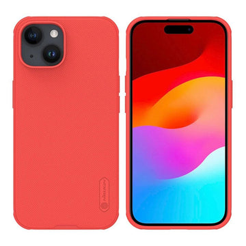 Husa Nillkin pentru iPhone 15, Frosted Series, PVC - Rosu