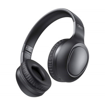 Casti Wireless XO BE35, Over Ear, BT 5.2, 100h StandBy, Gaming, Elegant - Negru