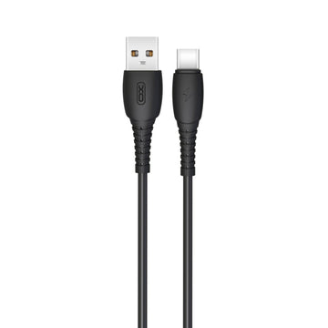 Cablu XO NB-P163, USB-A la USB-C, 1m - Negru