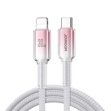 Cablu Date si Incarcare Joyroom A42, USB-C la Lightning, PD30W, QC3.0, 1.2m - Alb