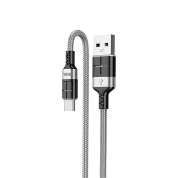 Cablu Date si Incarcare Kaku KSC-696, USB-A la USB-C, 18W, 2.4A, 1.2m - Gri
