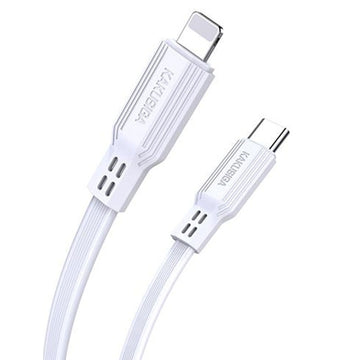 Cablu Date si Incarcare Kaku KSC-808, USB-C la Lightning, PD20W, QC3.0, 1m - Alb