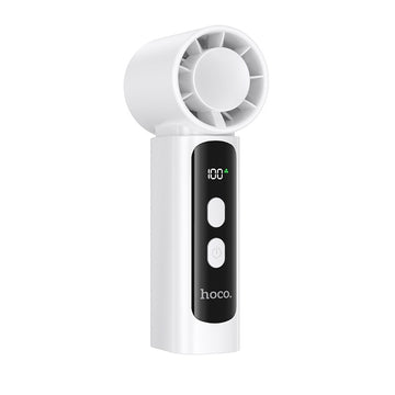 Cooler Hoco HX601, Portabil, X5 Viteze, 1200mAh, 2.5h, Digital LED - Alb