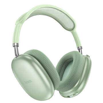 Casti Wireless Hoco W55, Over Ear, BT 5.4, 90h StandBy, TF Card - Verde