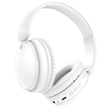 Casti Wireless XO BE36, Over Ear, BT 5.0, 180h StandBy, Gaming, Crystal - Alb
