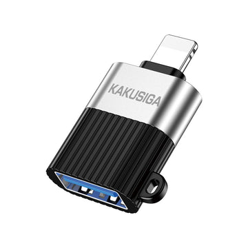 Adaptor OTG Transfer Kaku KSC-1422, Lightning la USB-A - Gri