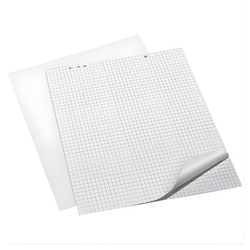 Rezerva hartie flipchart, 65x94cm, 70g/mp, patratele 2.5x2.5cm, top cu 20 buc