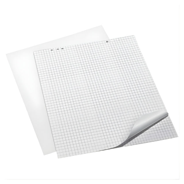 Rezerva hartie flipchart, 65x94cm, 70g/mp, patratele 2.5x2.5cm, top cu 20 buc