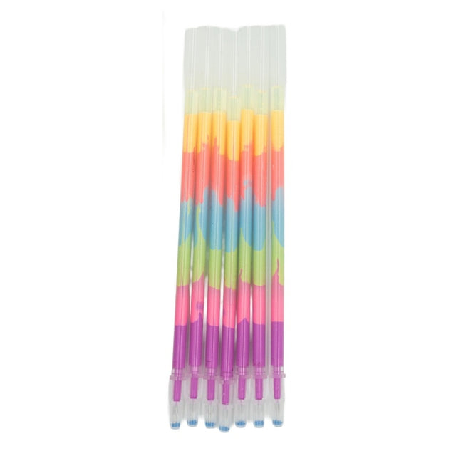 Rezerva pix cu gel CNX, culoare multicolor neon