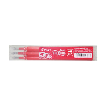 Rezerva roller Pilot Frixion BLS-FR7-R-S3, plastic, 0.7mm Fine, rosu, set 3 buc