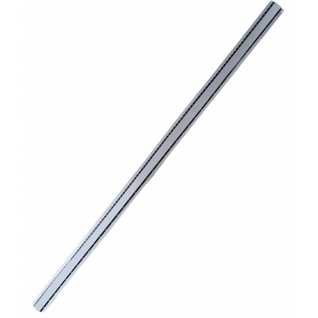 Rigla Office Cover, 100cm, aluminiu