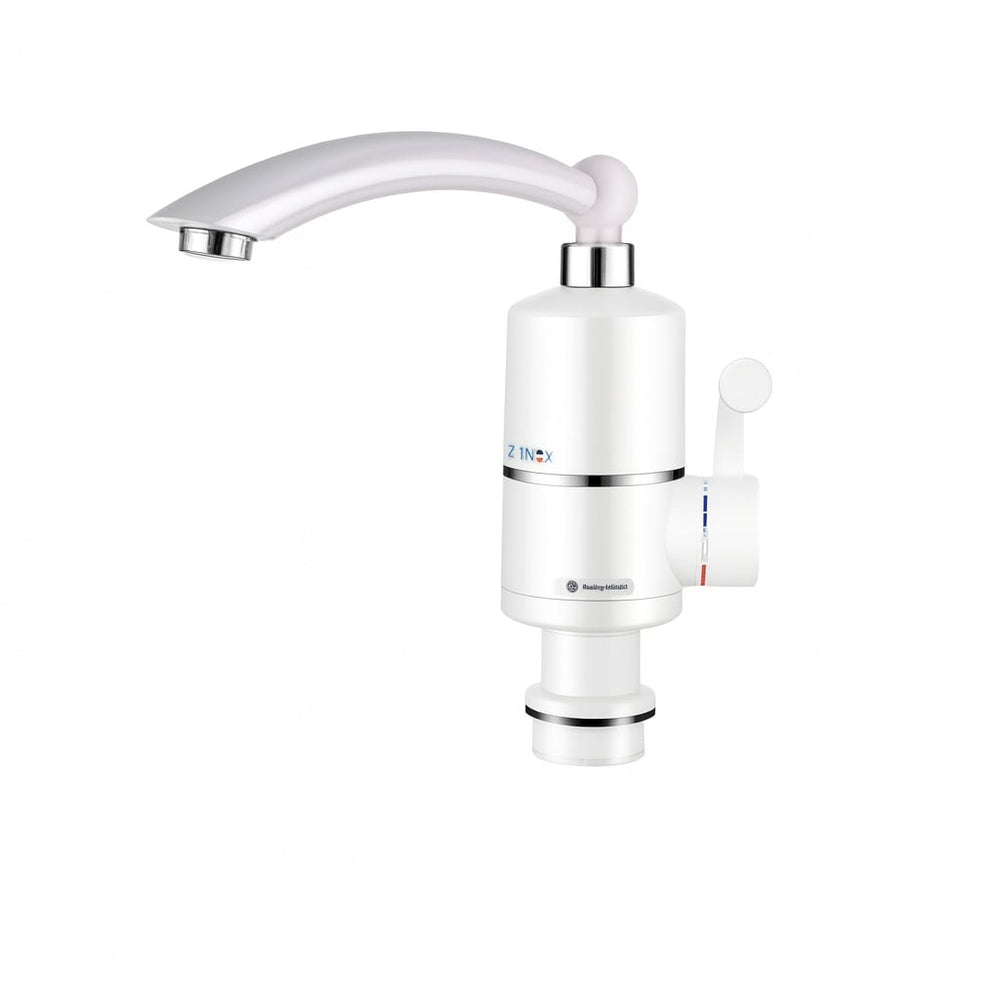 Robinet electric Z-Inox ZLN5473, 3000W, incalzire instantanee, indicator LED, maner ergonomic, inox, alb