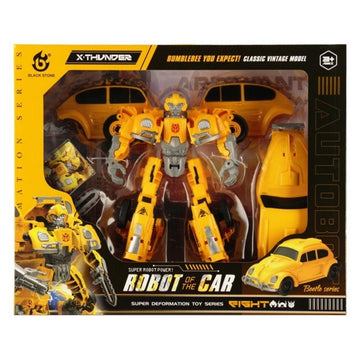 Robot cu accesorii MegaCreative 567294, galben, plastic, 18x27x9cm