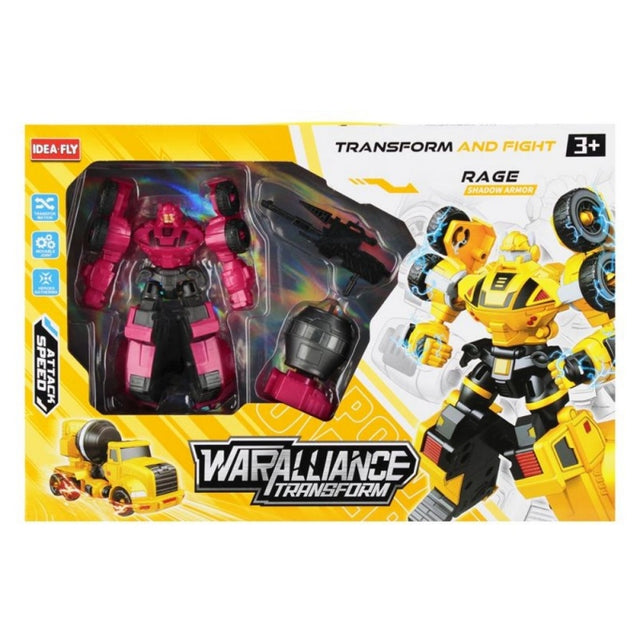 Robot cu accesorii MegaCreative 571501, plastic, 10x15x4cm