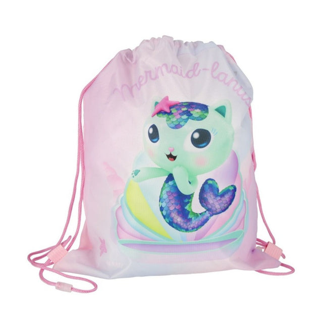 Rucsac cu snur pentru copii Starpak Gabbys Dollhouse, 38.5x33cm, 550809