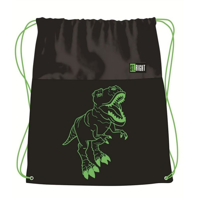 Rucsac cu snur pentru copii St.Majewski St. Right Reflective T-Rex, 668029