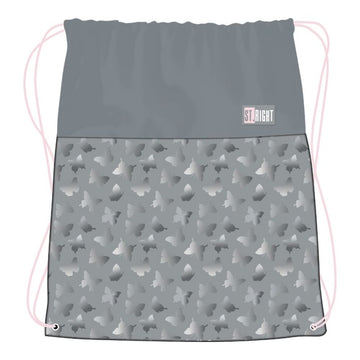Rucsac cu snur pentru copii St.Majewski St. Right Silver Butterflies, 685378
