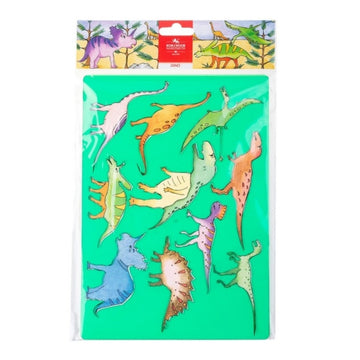 Sablon Koh-i-noor Dinozauri K982 014, plastic, 31x20cm, 10 figurine