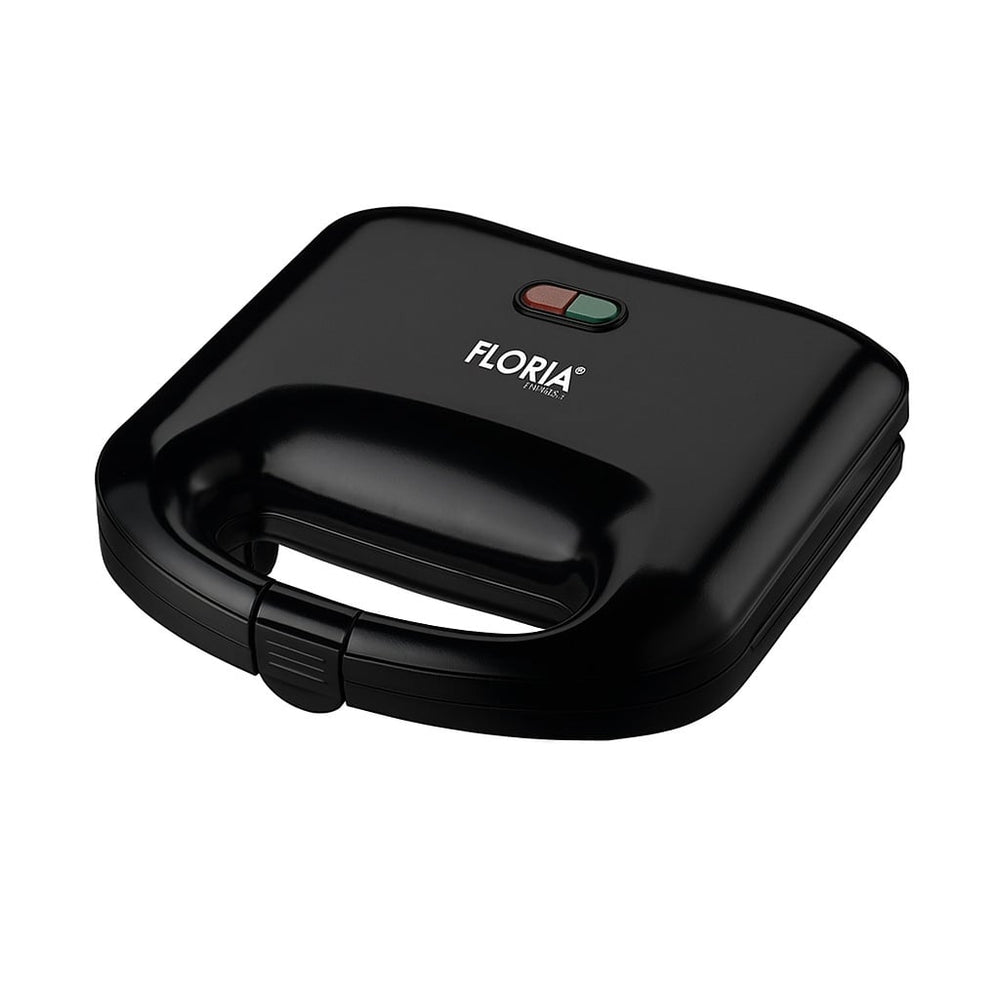 Sandwich Maker Floria ZLN0829 – 750W, negru, placi grill antiaderente, indicator luminos, protectie supraincalzire