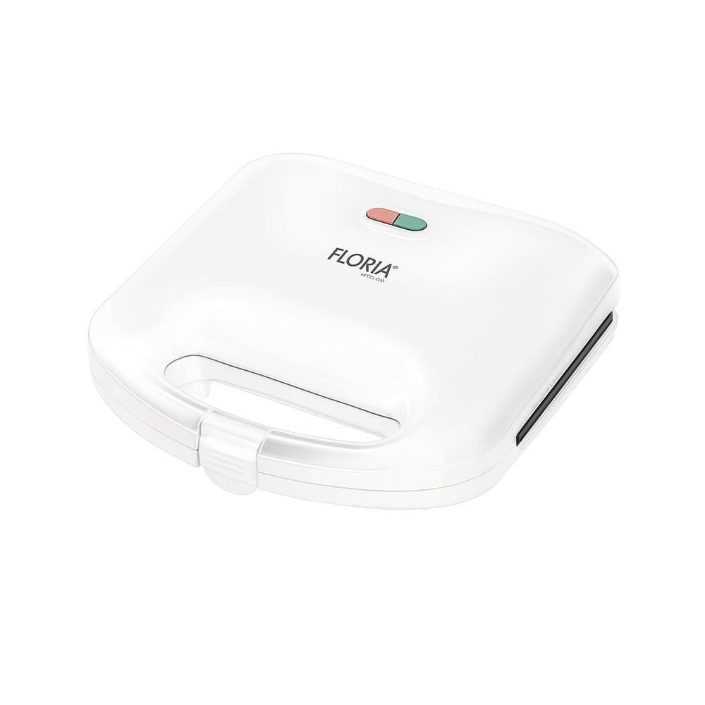 Sandwich Maker Floria ZLN0830 – 750W, alb, placi grill antiaderente, indicator luminos, protectie supraincalzire