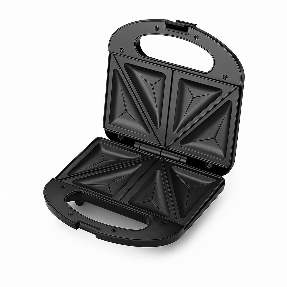 Sandwich Maker Floria ZLN4305 – 750W, alb, placi triunghiulare antiaderente, indicator luminos, design compact