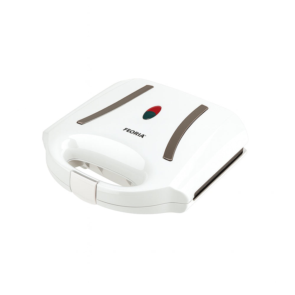 Sandwich maker Floria ZLN7942, alb, 800W, placi antiaderente, compact, indicator luminos, depozitare verticala
