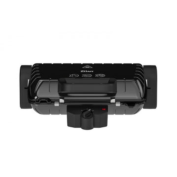 Sandwich maker si grill Zilan ZLN4021, 1600W, inox/negru, placi antiaderente, panini, termostat reglabil, capacitate 3 portii