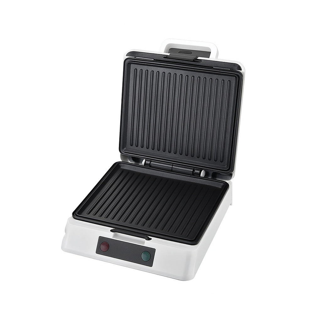 Sandwich Maker XL Zilan ZLN4728 – 1200W, plita grill antiaderenta, 24×20 cm, sistem inchidere, argintiu