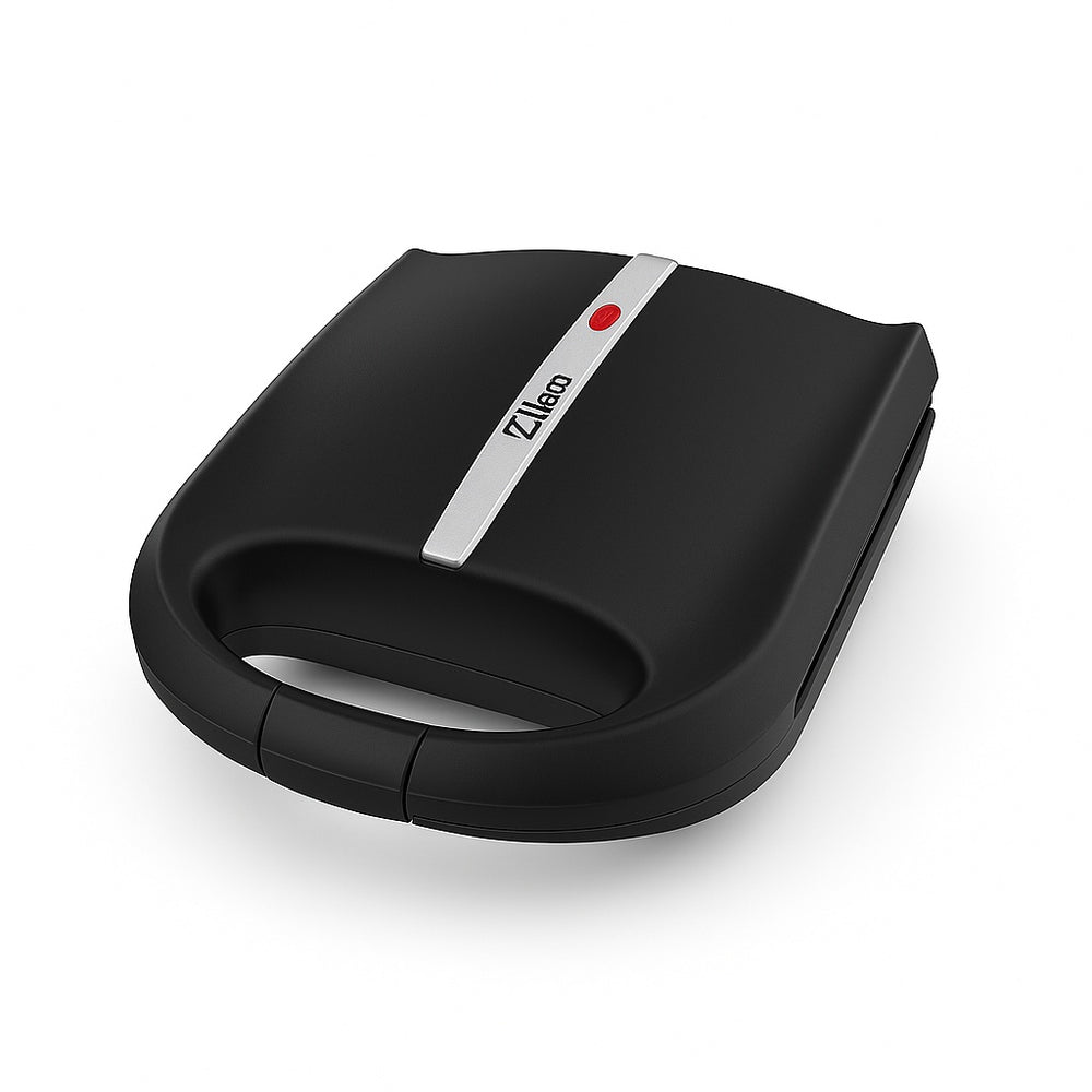 Sandwich maker XL Zilan ZLN4841, negru, 1600W, 4 portii, placi antiaderente, indicator luminos, picioare antiderapante