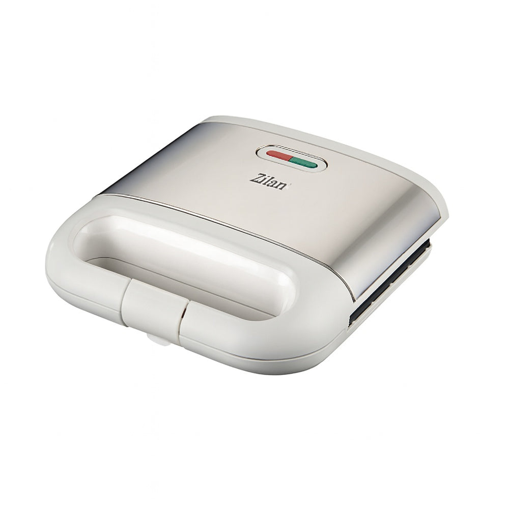 Sandwich maker Zilan ZLN1689, 800W, termostat automat, placi antiaderente, indicator luminos, depozitare verticala