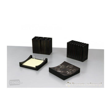 Set pentru birou Bestar 4032ZDC, lemn, 4 piese, negru