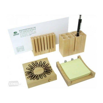 Set pentru birou Bestar 4032ZDN, lemn, 4 piese, natur