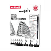Set cadou 6x Liner UNI PIN-200 SKETCHING, 1 brush, 1 CS3, 1 creion mecanic 0.5, 4 tutoriale carton