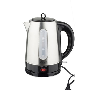 Set fierbator electric plus ceainic Zilan ZLN3581 – 2200W, 1.7L + 0.9L, inox negru
