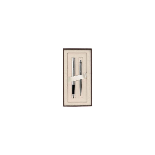 Set cadou stilou + pix Parker Jotter SS-GT 2093257, corp metalic argintiu
