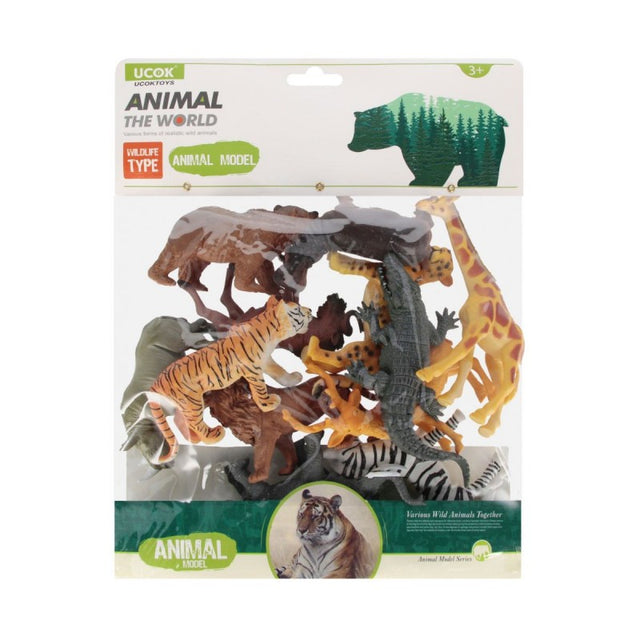 Set 12 figurine - animale salbatice MegaCreative, 545737, 34x37x8cm