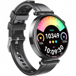 Ceas SmartWatch XO GT4 Mini, AMOLED, Wireless, Waterproof - Negru
